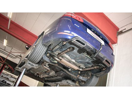 Nerezový výfuk Duplex - koncový díl - 76mm - Peugeot 308 SW