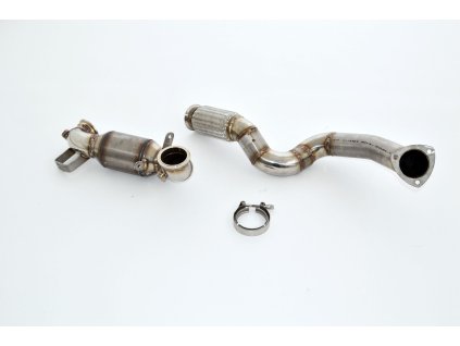 Nerezový Downpipe s 200 buněčným Sport-Kat. - 76mm (s certifikátem)