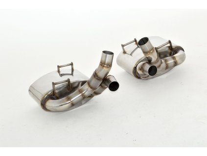 Nerezový výfuk Duplex - 63,5 mm