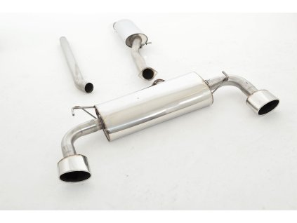 Nerezový výfuk Duplex - středový a koncový díl - 70 mm