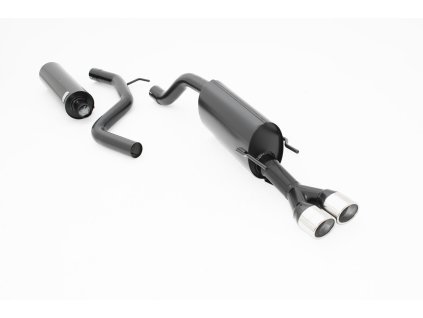 Hliníkovaný výfuk - středový a koncový díl - 63,5 mm Opel Meriva B