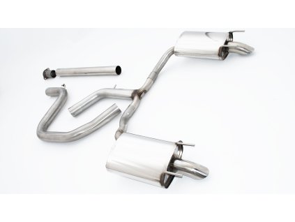 Nerezový výfuk Duplex - středový a koncový díl - 76mm Opel Insignia Sports Tourer