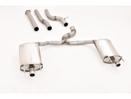 Nerezový výfuk Duplex - středový a koncový díl - 76mm  Opel Insignia Grand Sport GSI