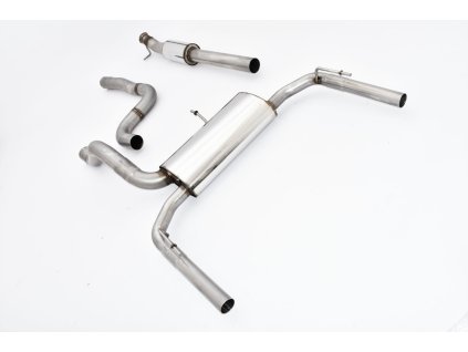 Nerezový výfuk Duplex - středový a koncový díl - 76 mm - Peugeot 308 GTI