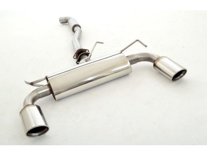 Nerezový výfuk Duplex - středový a koncový díl - 63,5 mm Lancer Sportback