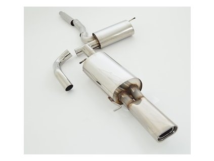 Nerezový výfuk - středový a koncový díl - 70 mm