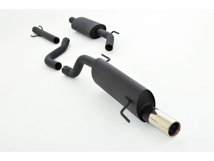 Hliníkovaný výfuk - středový a koncový díl - 63,5 mm - Opel Corsa E