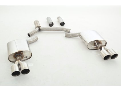 Nerezový výfuk Duplex - koncový díl - 76mm (nárazník S-Line)