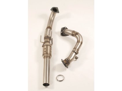 Nerezový Downpipe (76mm) se sportovním kat. (bez certifikátu)