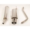 Nerez výfuk stř. a konc. díl pro Opel