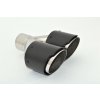 Carbon koncovka výfuku dvojitá - 2 x 100 mm "pravá"