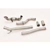Nerezový downpipe (70 mm) se sport Kat (200)