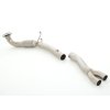 Nerezový downpipe bez Kat - 76 mm