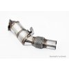 Nerezový downpipe 90 - 76 mm s 200 buněčným Sport-Kat