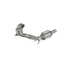 Nerezový downpipe - 76mm s 200článkovým sportovním katalyzátorem HJS a OPF