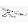 Nerezový výfuk - středový a koncový díl - 63,5 mm Opel Corsa F včetně GS-Line
