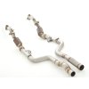 Nerezový downpipe 2x70mm (03/2011-03/2013)  2x200článkovým sportovním katalyzátorem.