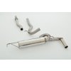 Nerezový výfuk - středový a koncový díl - 63,5 mm pro Mitsubishi ASX
