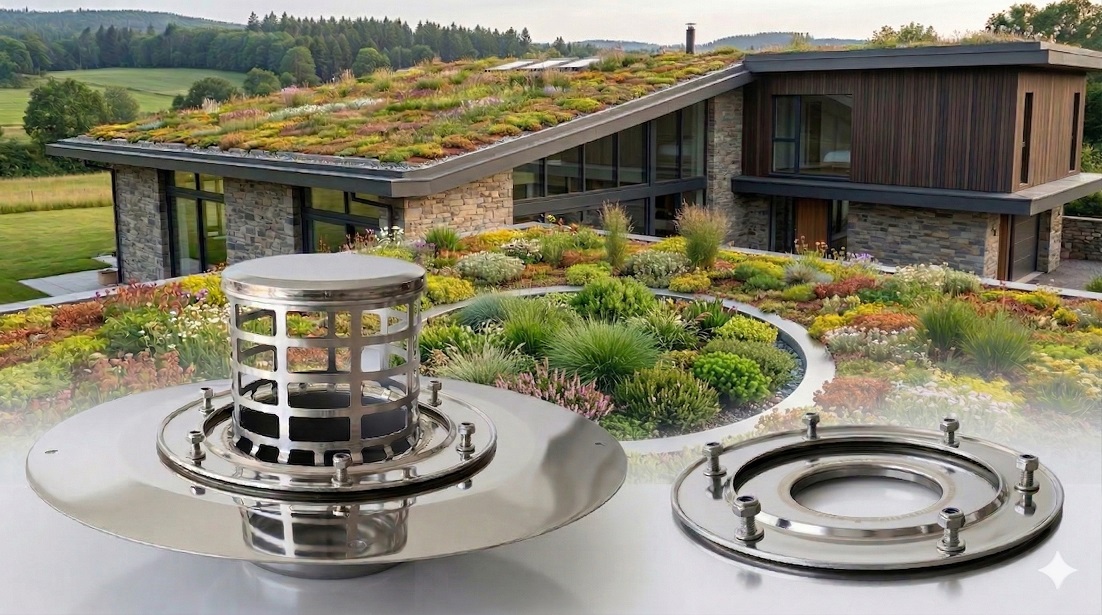 Střešní vtok nerezový