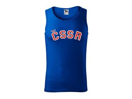 ČSSR retro pánské tilko modré (Velikost. XXL)