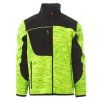 PAYPER TRAVEL softshell mikina žlutá fluo/černá