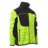 PAYPER TRAVEL softshell mikina žlutá fluo/černá