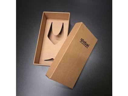 Luxusní krabička TT na 2 sklenice hnědá