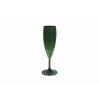 flute 16 verde particulas mockup