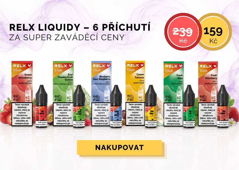 Liquidy RELX – TOP novinka