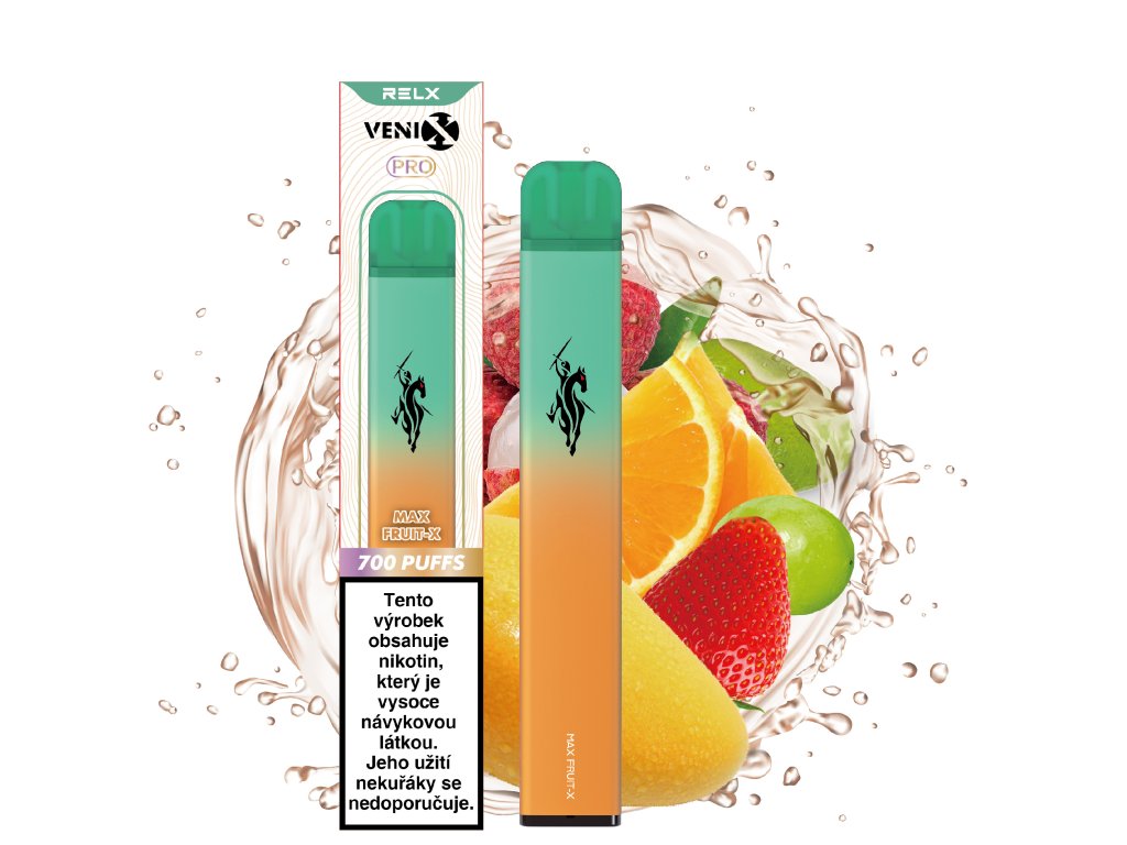 VENIX PRO MAX FRUIT-X - jednorázové e-cigarety