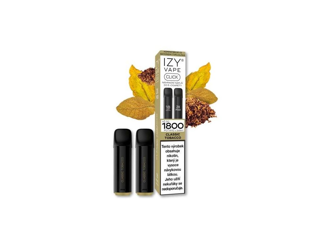 IZY CLICK POD Classic Tabacco 2x2 ml - 18 mg