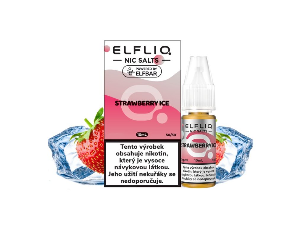 ELFLIQ Strawberry Ice 10ml / 10mg - E-liquidy