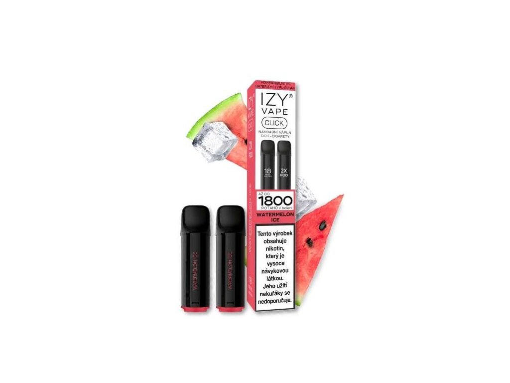 Izy Vape Izy Click Watermelon 2x2ml - Předplněné pody