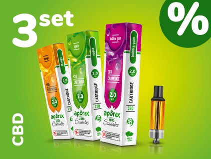 Aporex vyhodne balicky CBD 3 ks C2