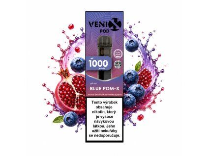 Venix MAX POD Blue Pom-X 20mg - předplněný pod
