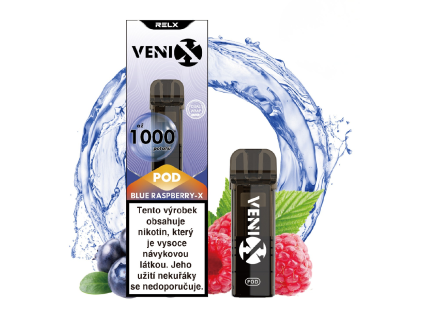 Venix MAX POD Blue Raspberry-X 20mg - předplněný pod