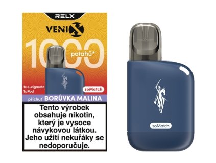 Venix RELX soMatch Starter Kit (1+1) Deep Blue - Blueberry Raspberry - předplněné pody