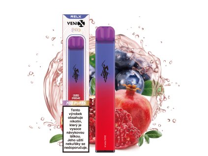VENIX PRO BLUE POM-X - jednorázová e-cigareta