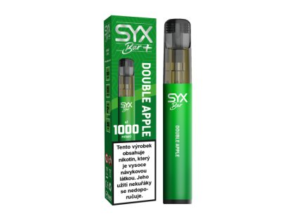 SYX BAR Double Apple 16,5mg - Jednorázové e-cigarety