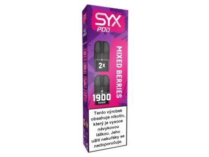 SYX POD Mixed Berries 16.5mg 2x2ml - Přeplněné pody