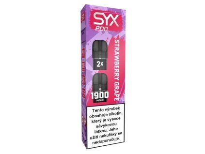 SYX POD Strawberry Grape 16.5mg 2x2ml - Předplněný pod