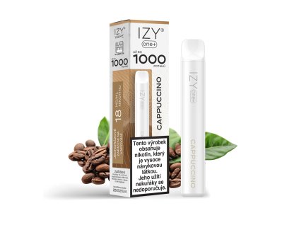 IZY ONE+ 1000 CAPPUCCINO 18MG - jednorázové e-cigarety