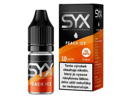 SYX Peach Ice 10 ml 10 mg - E-liquidy