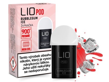 LIO POD Bubblegum Ice 1x2ml 16mg - Předplněné pody