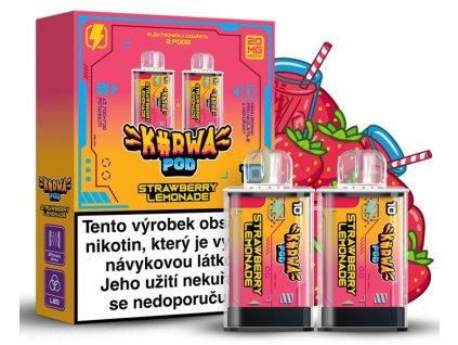 KURWA POD STRAWBERRY LEMONADE 20 MG - Předplněné pody