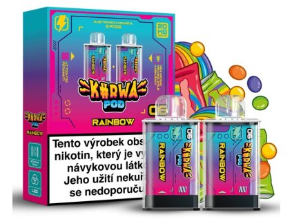 KURWA POD RAINBOW 20 MG - Předplněné pody