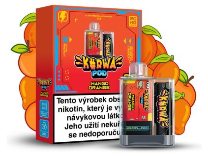 KURWA POD KIT MANGO ORANGE 20 MG - předplněné pody