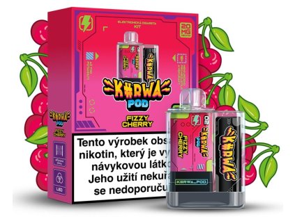 KURWA POD KIT FIZZY CHERRY 20 MG - Předplněné pody