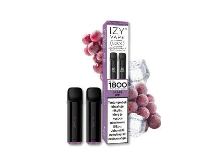 Izy Vape Izy Click Grape Ice 2x2ml - Předplněné pody