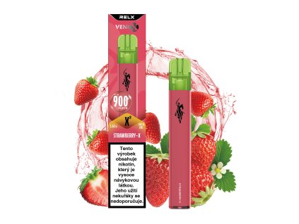 VENIX X2 Strawberry-X - Jednorázové e-cigarety